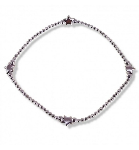 Pulsera elástica bolas estrellas