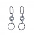 Pendiente rodio circonitas