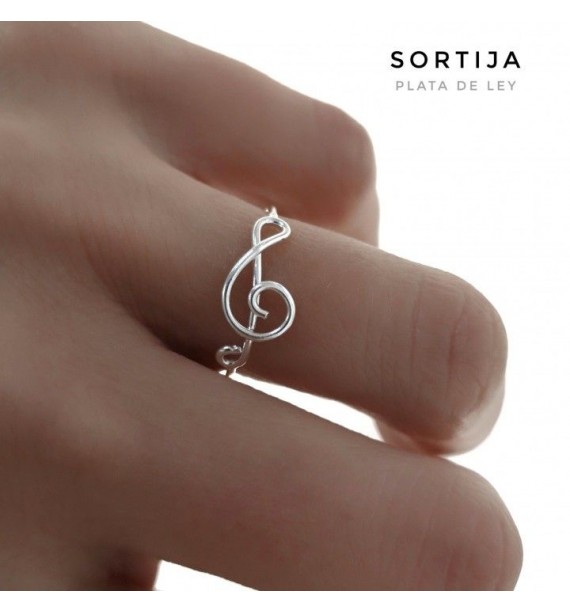 Sortija clave de sol
