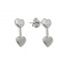 Pendiente corazones 