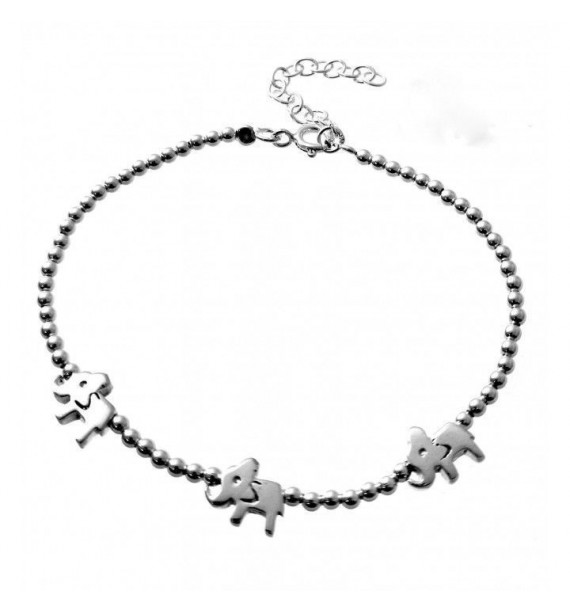 Pulsera bolas elefantes
