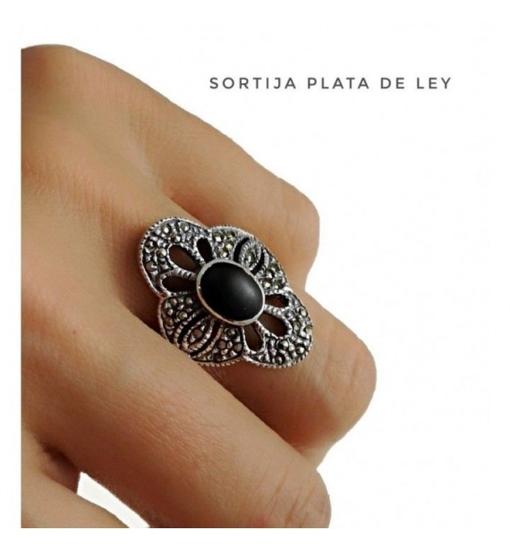 Sortija marquesitas nacar color 