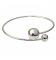 Pulsera rígida bolas