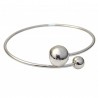 Pulsera rígida bolas