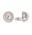 Pendiente m/perla 16mm clip