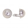 Pendiente m/perla 16mm clip