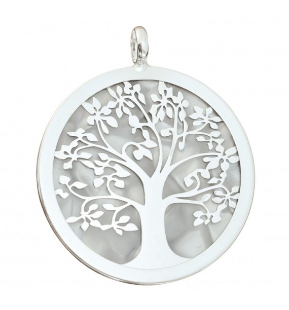 Colgante árbol de la vida nacar