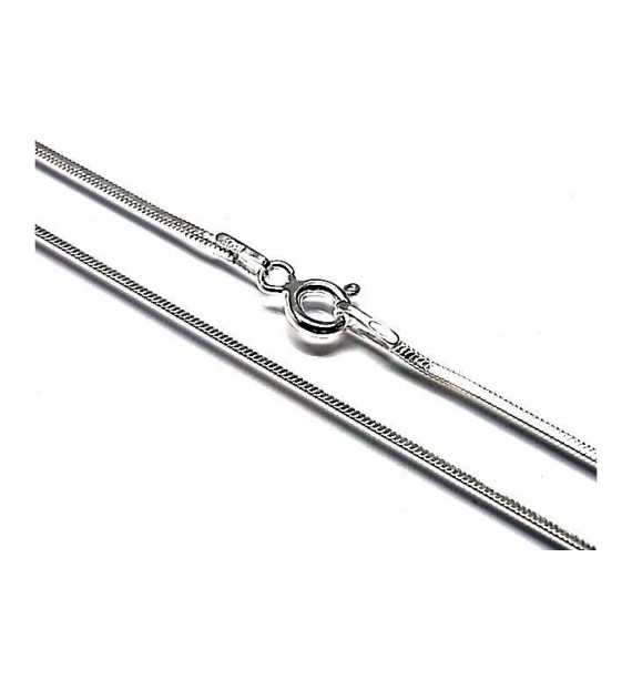 Cadena 50 cm cola de topo diamantada