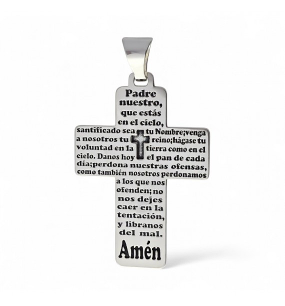 Colgante cruz Padre Nuestro