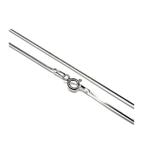 Cadena 40 cm cola topo diamantada