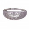 Brazalete circonita rodio