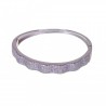 Brazalete circonita rodio