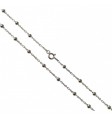 Cadena 45 cm bolitas combinada