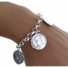 Pulsera lisa moneda