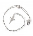 Pulsera concha escudo Santiago