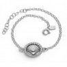 Pulsera concha Santiago circonitas