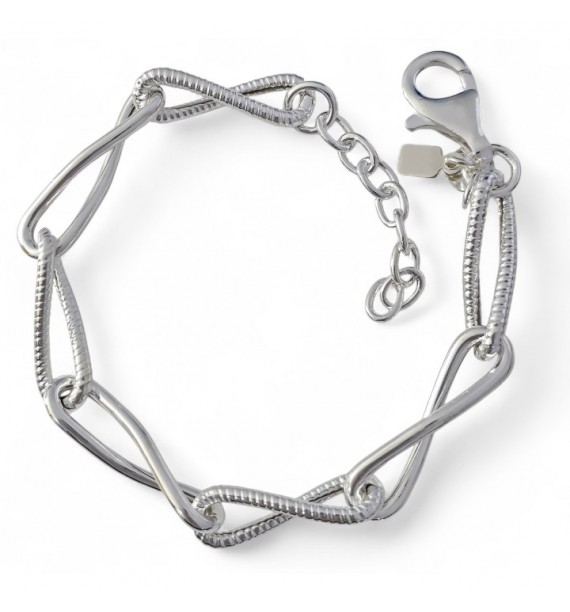 Pulsera asas huecas reliadas