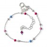 Pulsera infantil bolas color