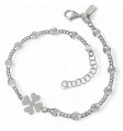 Pulsera dibujo tallado trébol