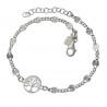 Pulsera barbada dibujo árbol de la vida