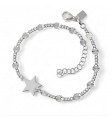 Pulsera barbada dibujo estrella