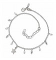Tobillera bolas estrella