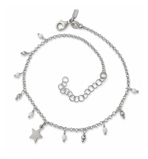 Tobillera bolas estrella