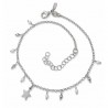 Tobillera bolas estrella