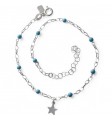 Tobillera bolas color estrella