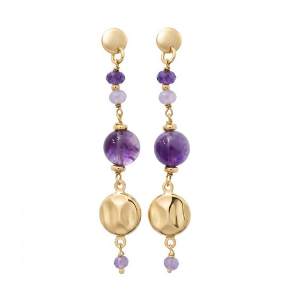 Pendiente chapado piedra natural