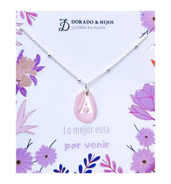 Gargantilla personalizada piedra inicial