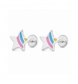 Pendiente infantil estrella esmalte