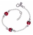 Pulsera infantil mariquita esmalte