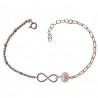 Pulsera perla infinito