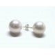 Pendiente perla shell 12mm
