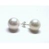 Pendiente perla shell 12mm