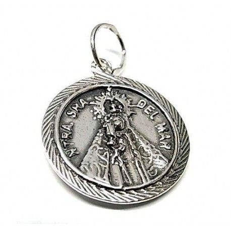 Colgante medalla Virgen del Mar