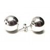 Pendiente liso bola 14mm