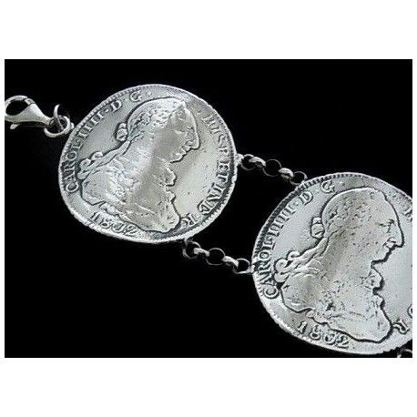 Pulsera lisa moneda