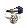 Sortija dos bolas simil